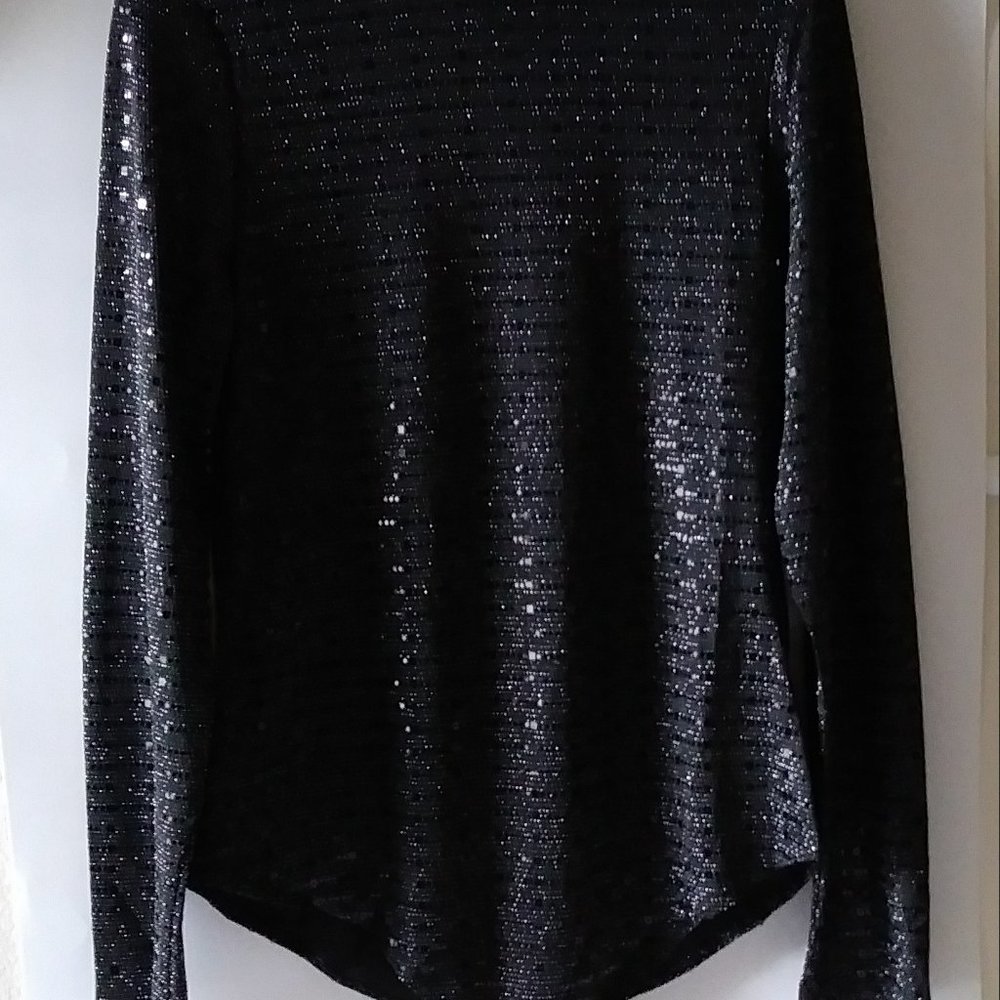 Iris Black Bodysuit Long Sleeve Large - Picture 6 of 16
